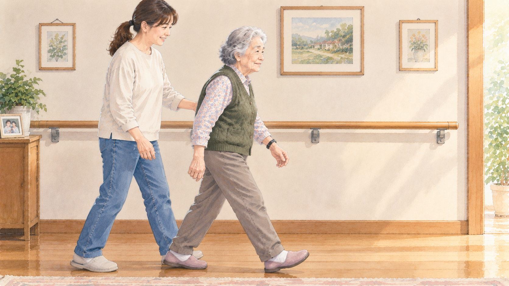 歩幅が取れるようになったSさん